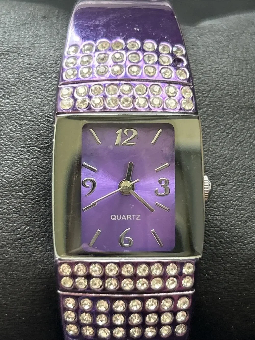 Purple Women’s Quartz Cuff Watch